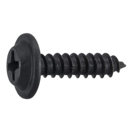 Midwest Fastener Sheet Metal Screw, #10 x 3/4 in, Black Steel Flat Head Phillips Drive, 15 PK 39631
